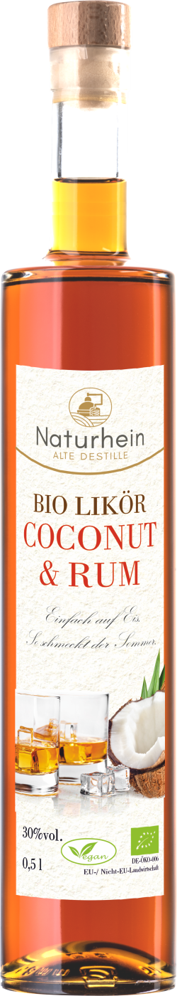 Vegane Bio Kokosnus Rum Likoer Vegane Bio Kokosnus Rum Likoer