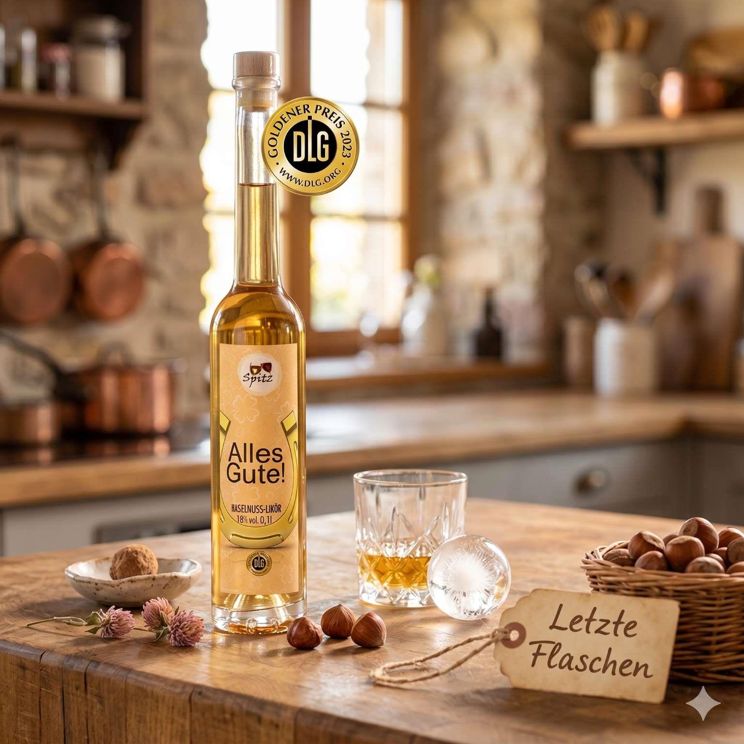 Alles Gute - Haselnuss Likör, 0.1 l 18 vol%