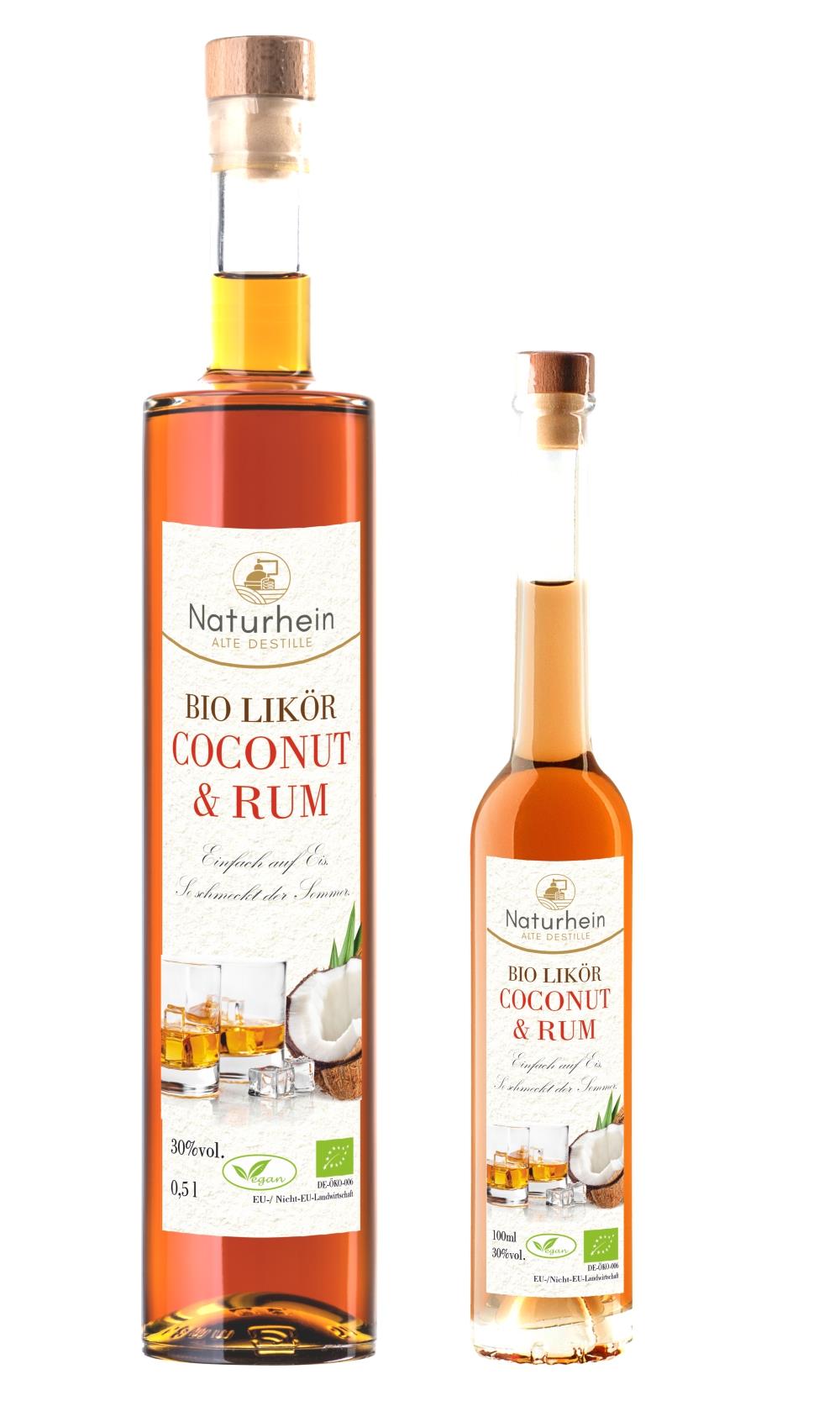 BIO RUM COCONUT Likör 0.5 l, 30 vol%