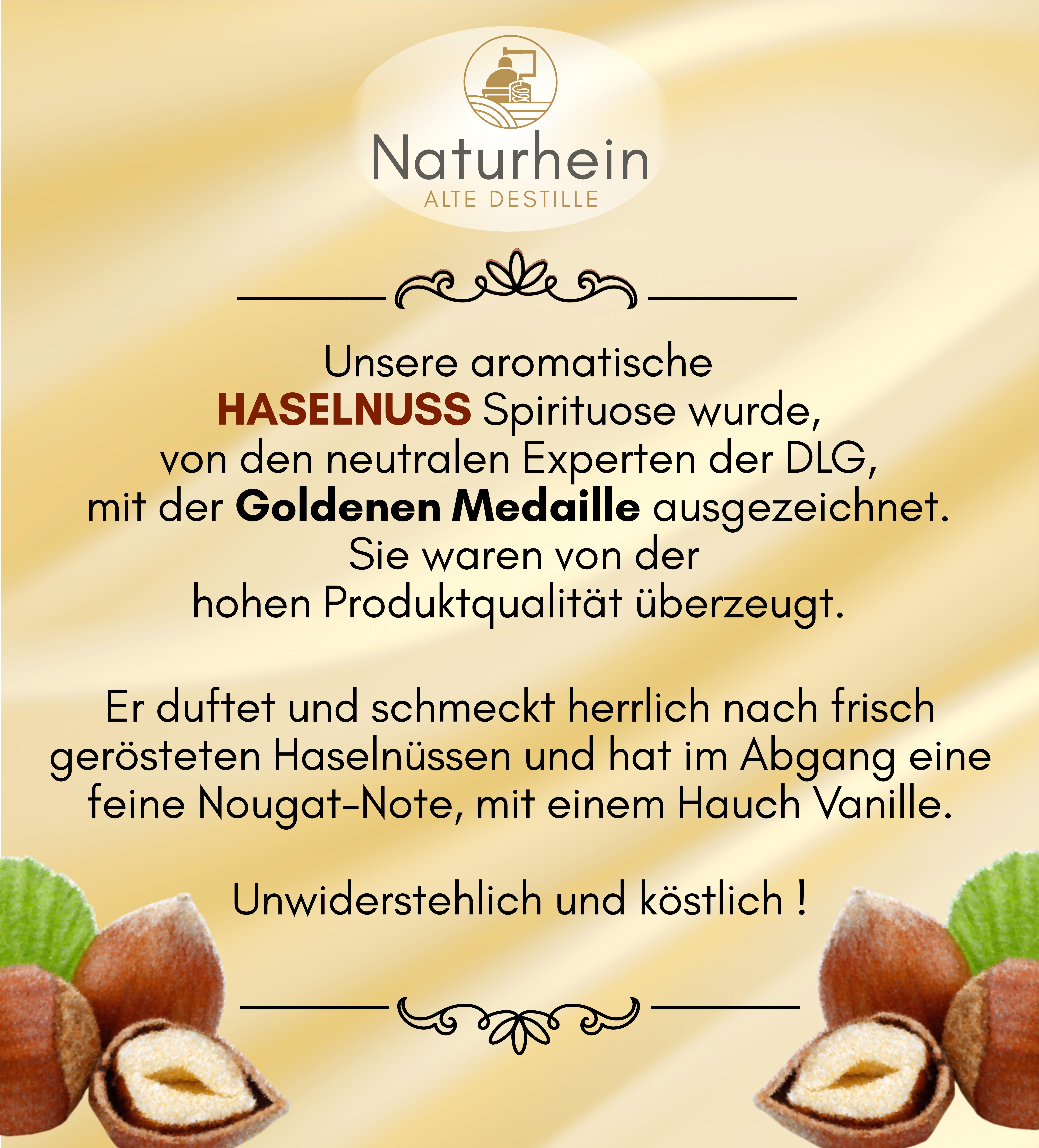 Haselnuss Spirituose 0.5 l, 32 vol% (Nicht Bio)