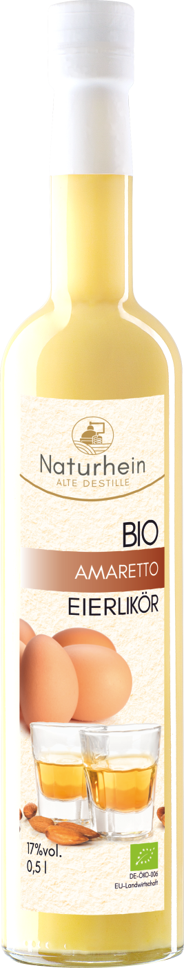 Bio Eierlikoer mit aromatischem Amaretto