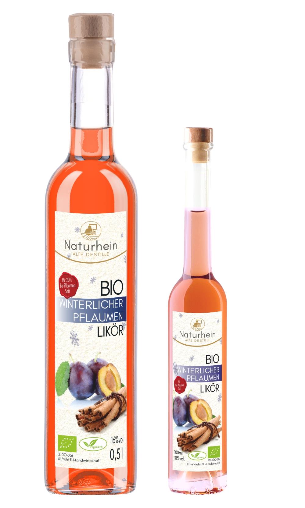 Bio Pflaumen-Zauber: Likör mit Zimt & 20% Bio Pflaumensaft