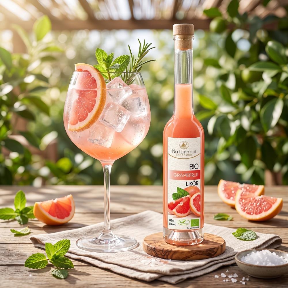 Bio Grapefruit Likör –  sonnig herb-fruchtiger Genuss