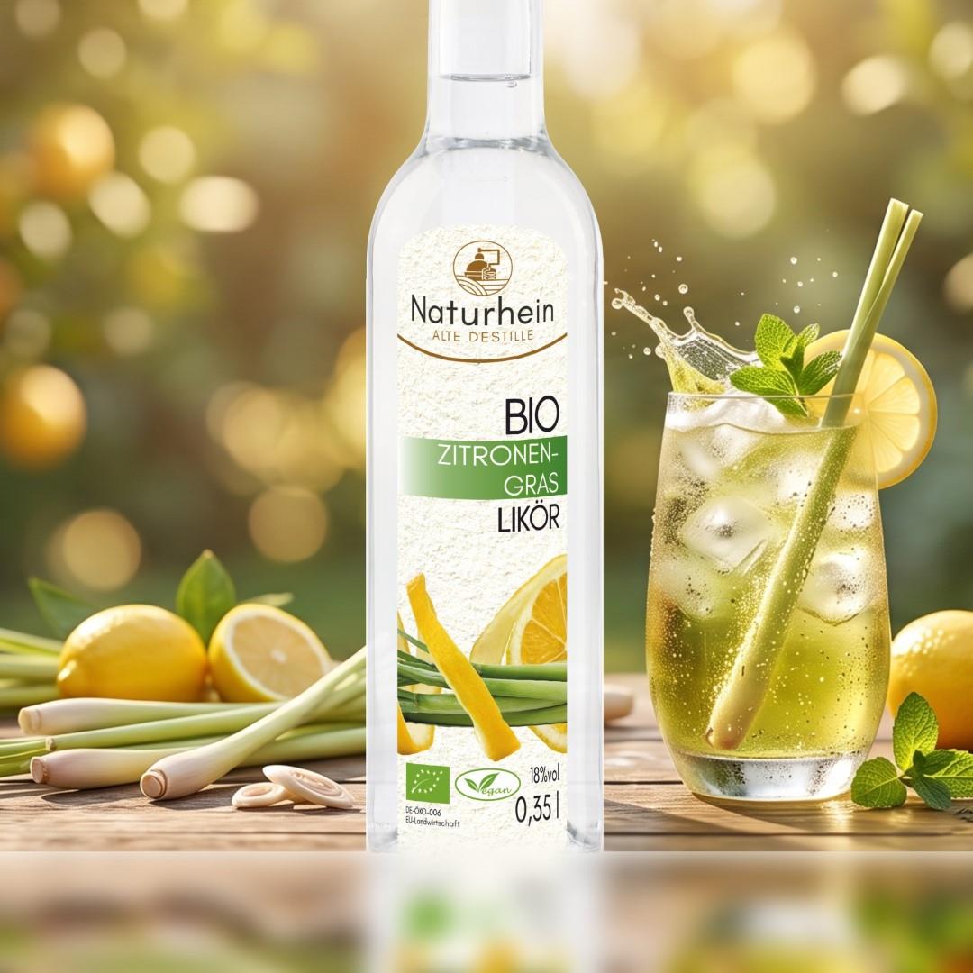 Bio Zitronengras-Likör – Zitronenfrische