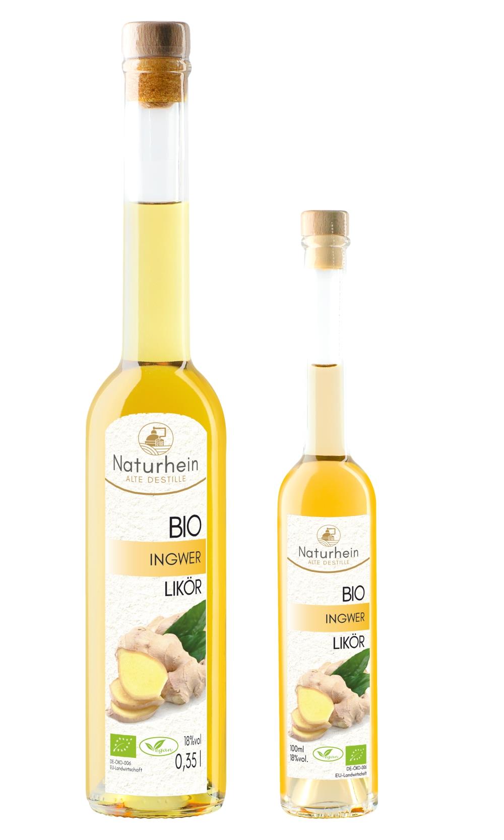 BIO Ingwer Likör 0.35 l, 18 vol%